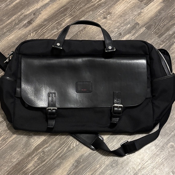 Tumi Black Duffel Bag